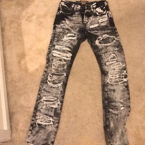 PRPS "demon fit" distressed jeans